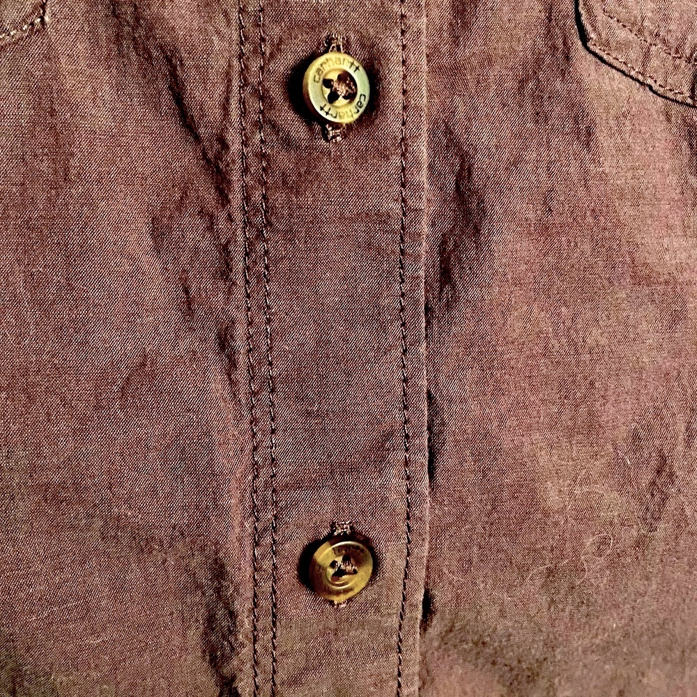 Carhartt Flex Relaxed Fit Three-Quarter Sleeve Shirt ~ Size Medium - Picture 6 of 7